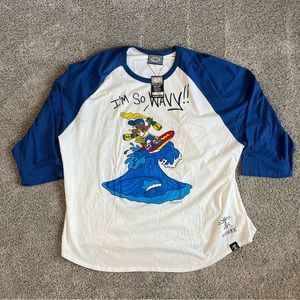 ALGIERZ ‘I’m So Wavy’ 3/4 SLEEVE TSHIRT SIZE MENS 5XL